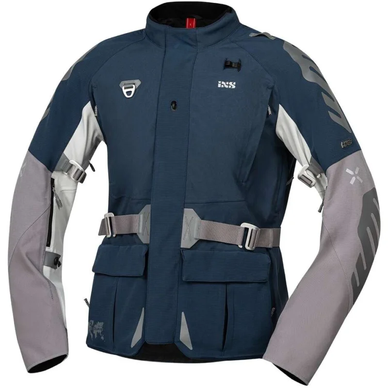 Giacca Moto Ixs Venture-STX 1.0 Laminata Blu-Grigio Chiaro Offerta Speciale