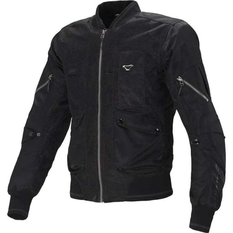 Giacca Moto Macna Bastic Air Nero Direttamente Dal Produttore