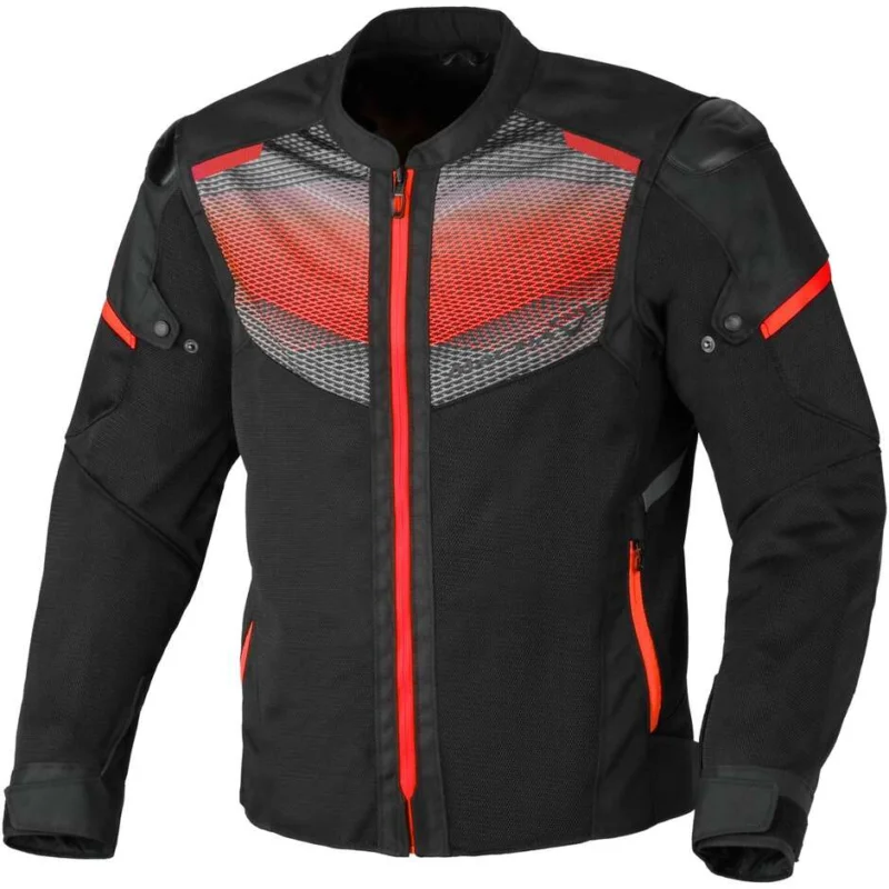 Giacca Moto Macna Orcano 2.0 Nero Rosso Super Prezzo