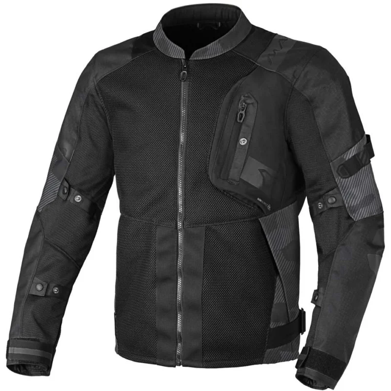 Vendita Finale Giacca Moto Macna Raddic Nero Grigio camo