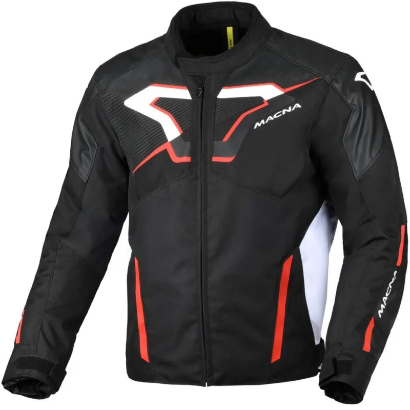 Offerta Speciale Giacca Moto Macna Tazar 2.0 Nero Bianco Rosso