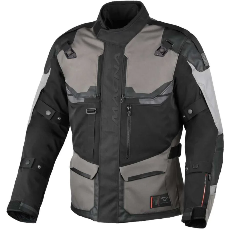 Occasione Imperdibile Giacca Moto Macna Touros Taupe Nero Grigio