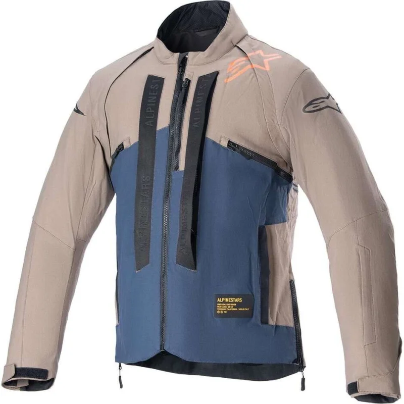 Giacca Moto Off-Road Enduro Alpinestars TECHDURA Falcon Marrone Navy Spedito Oggi