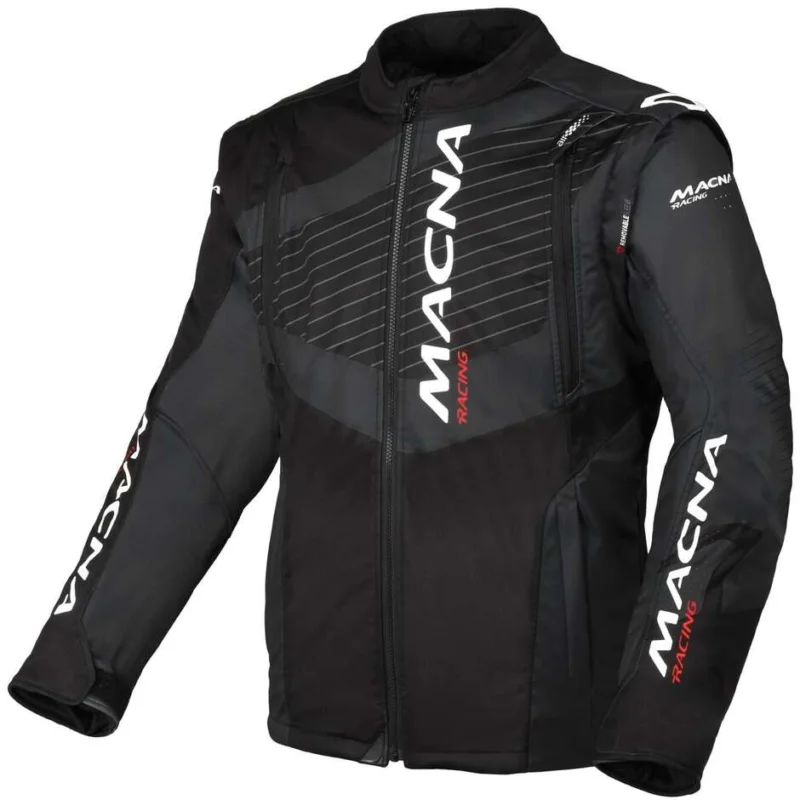 Giacca Moto Off Road Macna Crest Nero Offerta Limitata