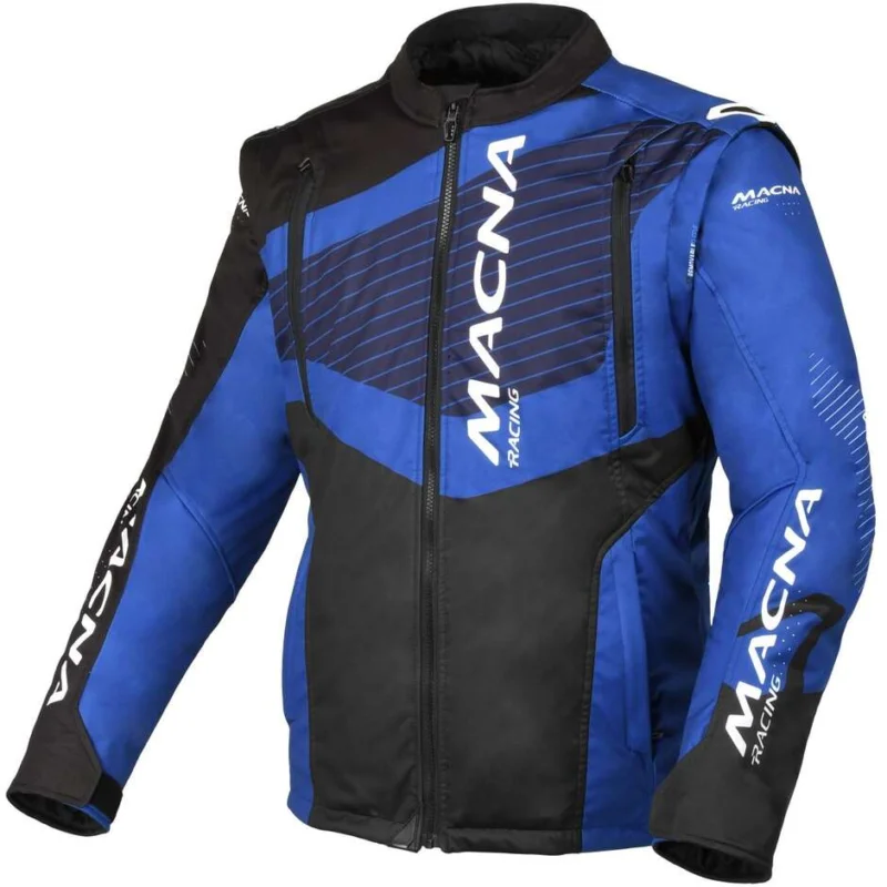 A Buon Prezzo Giacca Moto Off Road Macna Crest Nero Blu