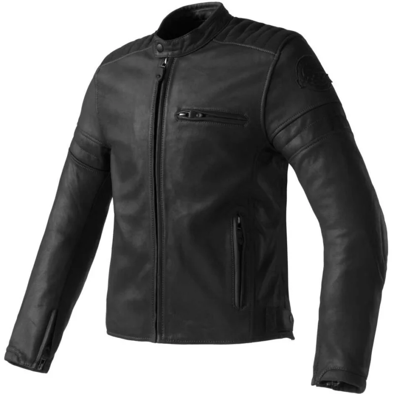 Professionale Giacca Moto Pelle Clover BULLET PRO 2 Nero