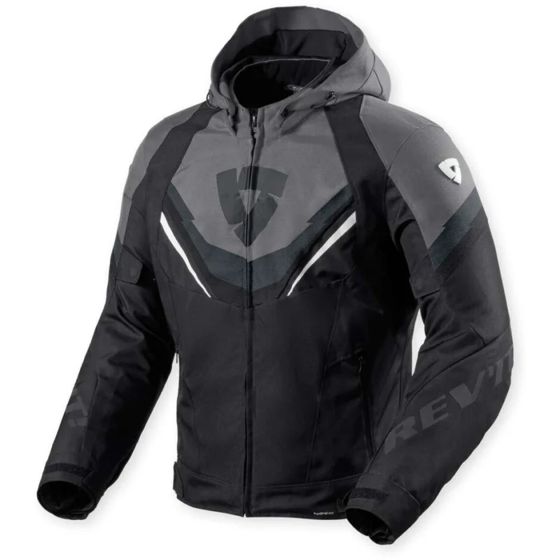 Promo Stagionale Giacca Moto Rev'it Quantum 3 H2O Nero Grigio