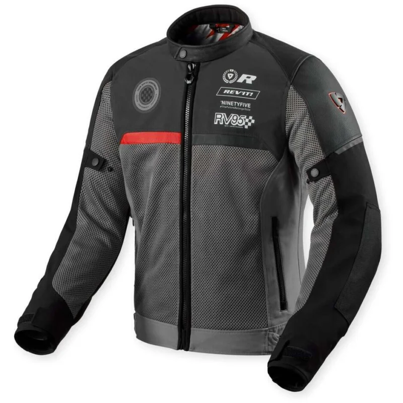 Giacca Moto Rev'it Swiftblade Nero Rosso Promozione