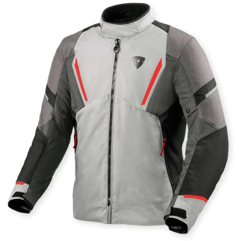 Giacca Moto Rev'it Undulate H2O Grigio argento Esclusivo