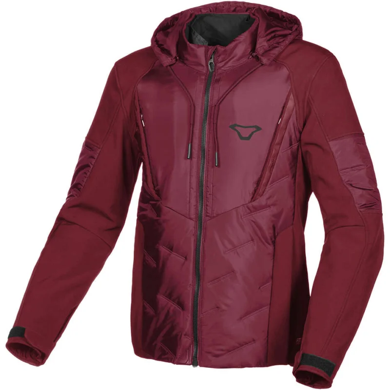 Giacca Moto SoftShell Donna Macna Cocoon Bordeaux Super Prezzo