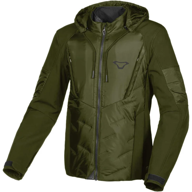 Giacca Moto SoftShell Donna Macna Cocoon Verde Super Prezzo