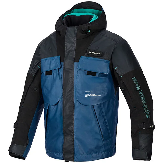 Giacca Moto Tecnica Alpinestars MOSPHER WP Nero Blu Promo Stagionale