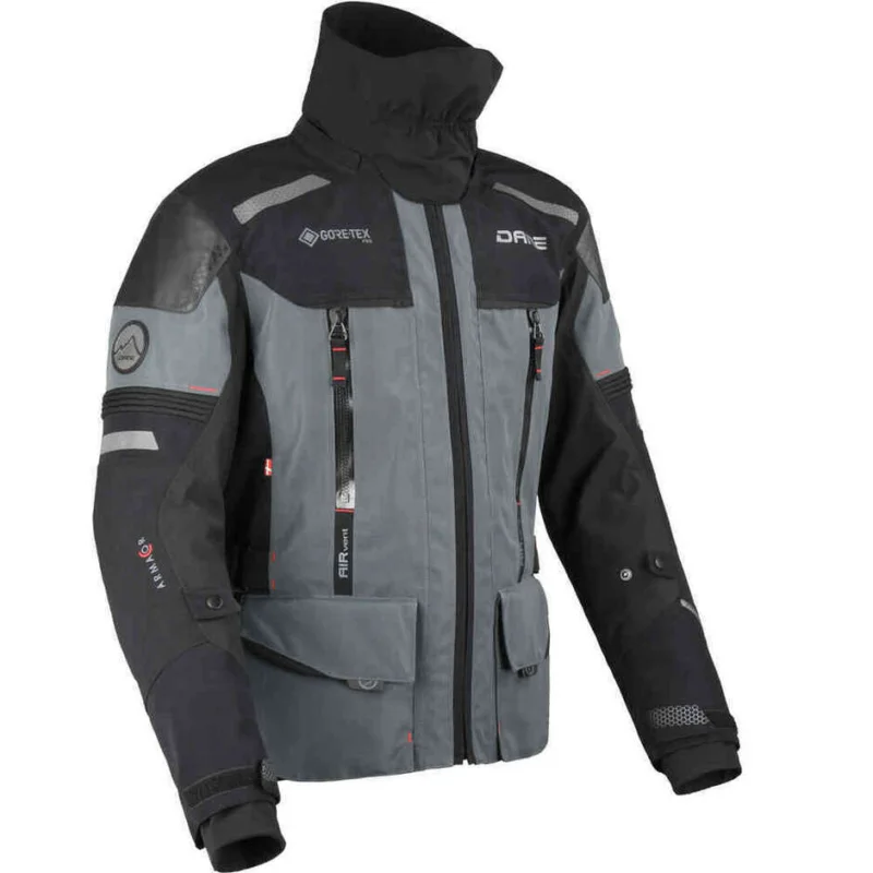 Sconto Giacca Moto Tecnica Dane Bornholm Gore-tex Pro Nero Grigio