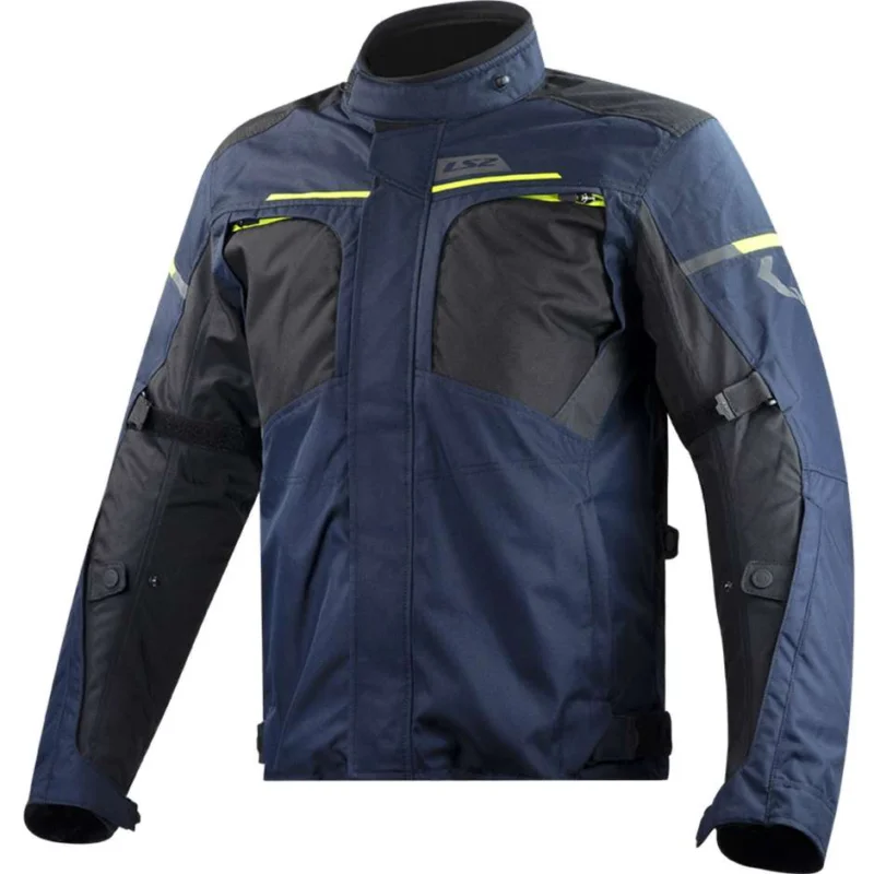 Giacca Moto Tecnica LS2 ENDURANCE MAN Blu Nero Giallo Fluo Nuova Collezione