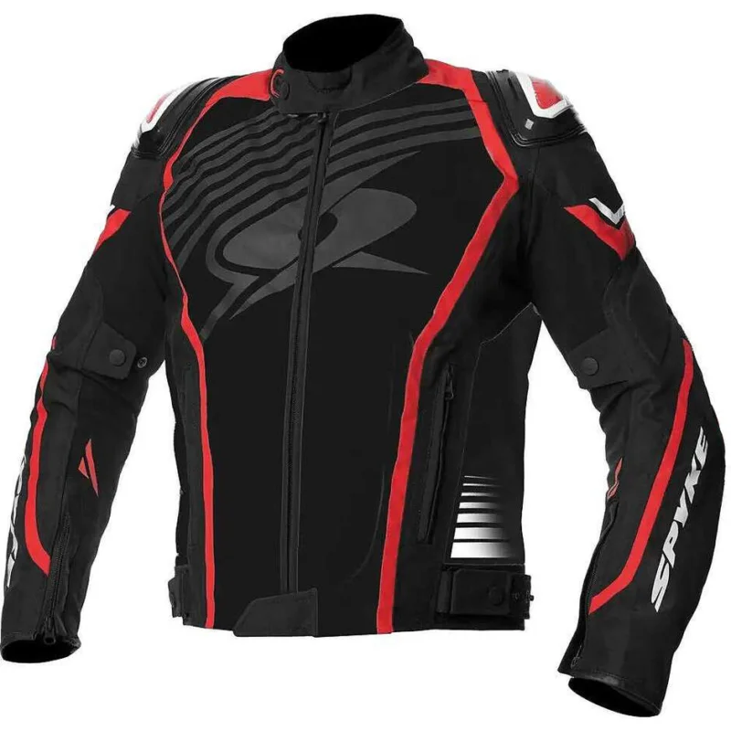 Giacca Moto Tecnica Spyke Aragon GT Dry Tecno Nero Rosso Vendita Finale
