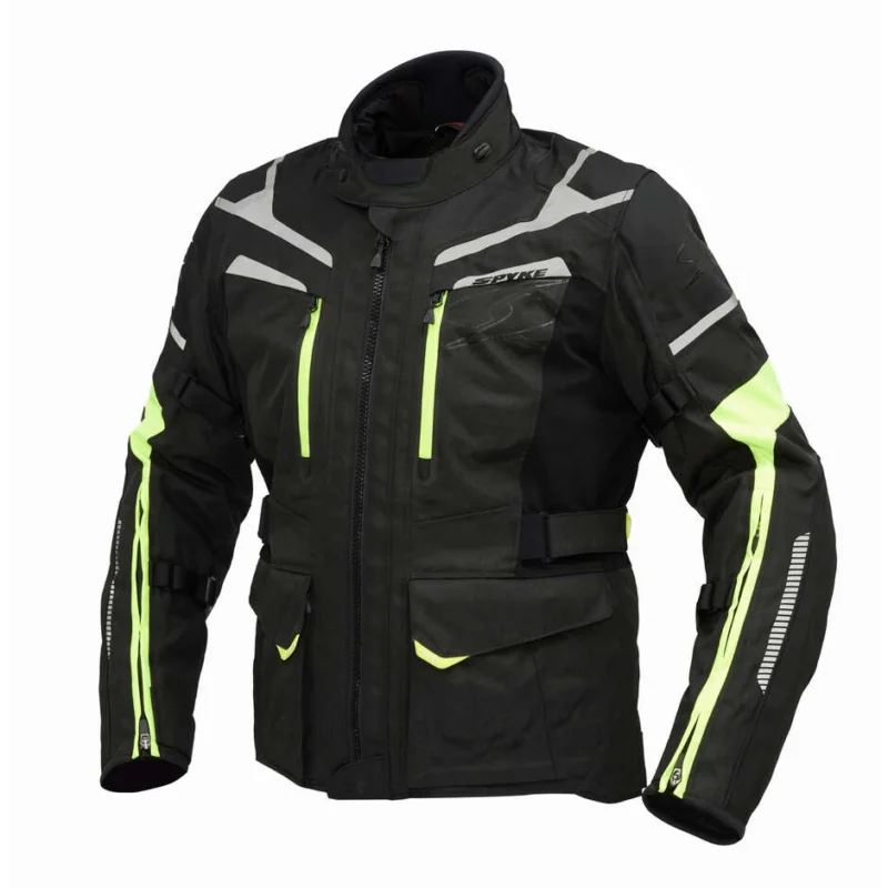 Giacca moto Tecnica Spyke Compass Lady Dry Tecno Nero Giallo Fluo Bestseller