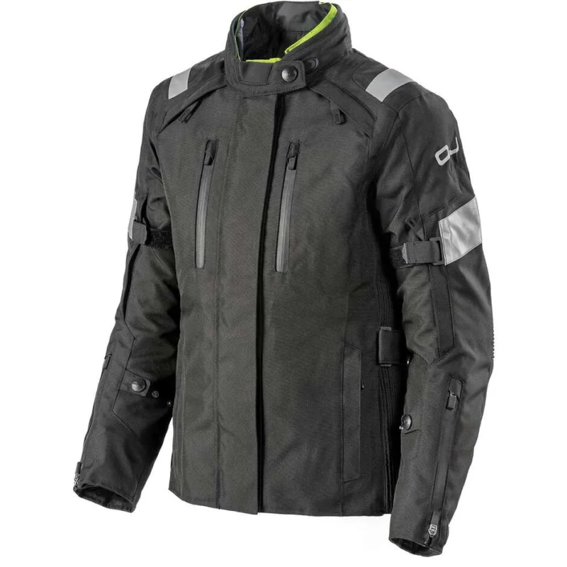 Novità Giacca Moto Tessuto CROSSWAY LADY Nero