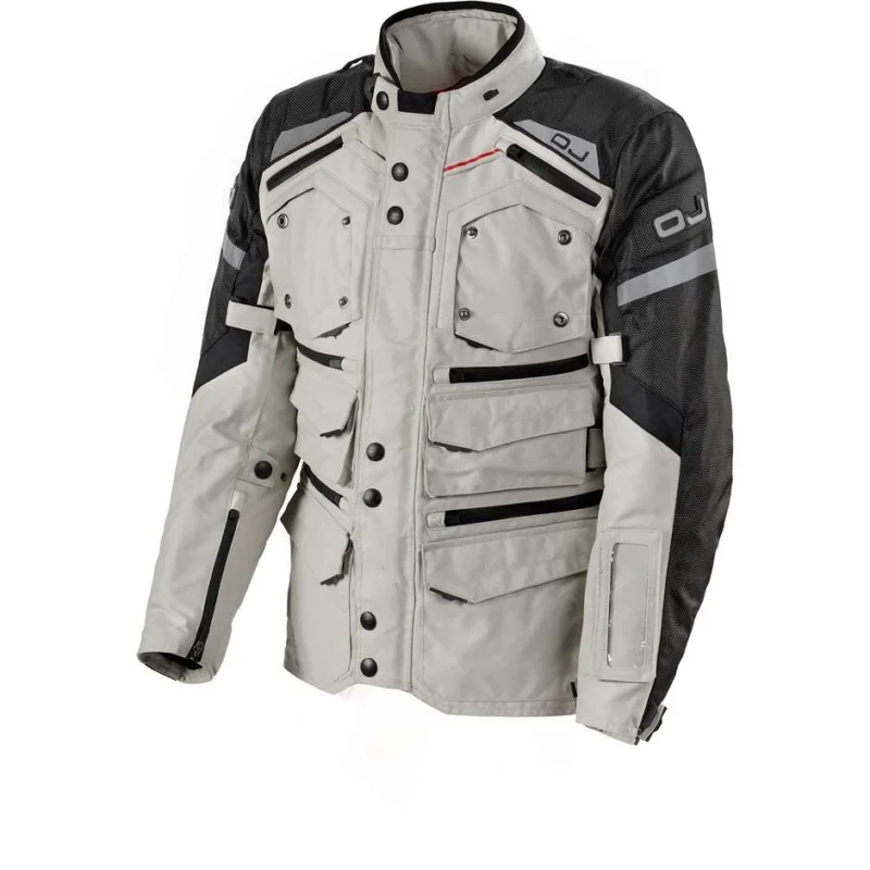 Saldi Giacca Moto Tessuto OJ DESERT NEXT J MAN Bianco Nero