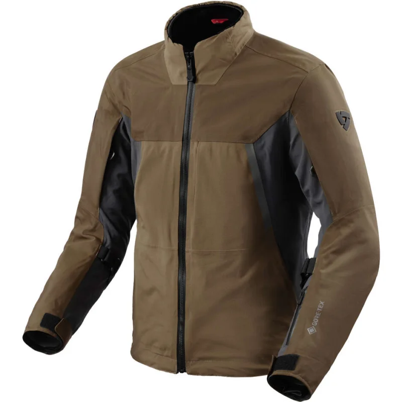 Di Tendenza Giacca Moto Tessuto Rev'it ECHELON GTX Marrone Marrone