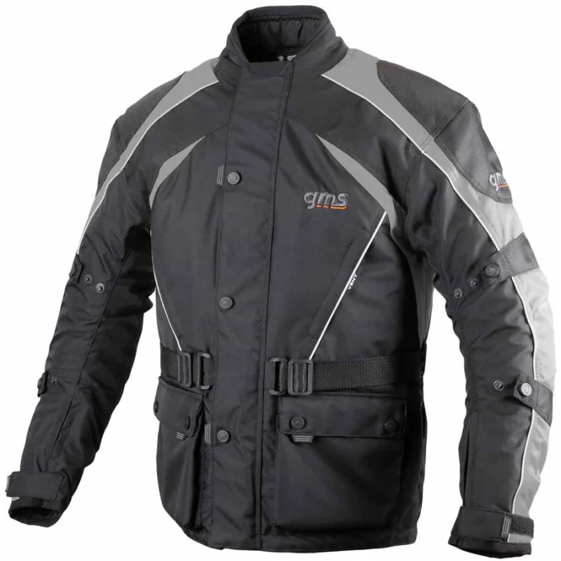Economico Giacca Moto Touring Gms TWISTER Nero Grigio