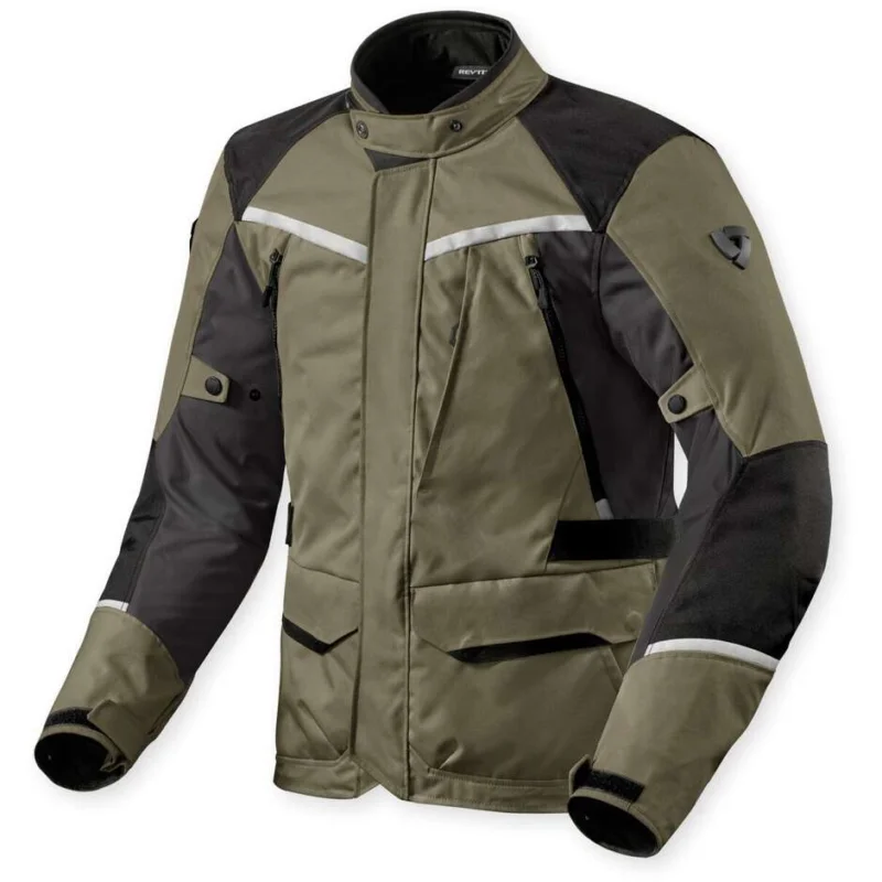Affare Giacca Moto Touring Rev'it VOLTIAC 3 H2O Verde Antracite
