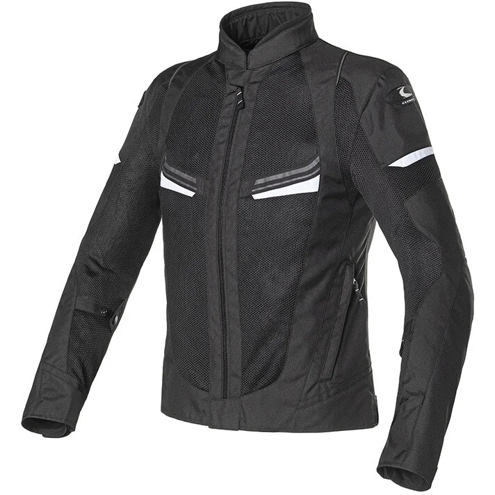 Offerta Del Giorno Giacca Moto Traforata Clover AIRJET 5 MESH SPORT Nero Bianco