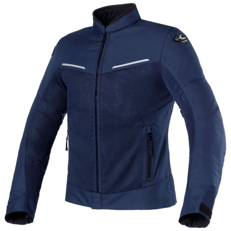 Giacca Moto Traforata Clover TROPICA Navy Nero Promo Stagionale