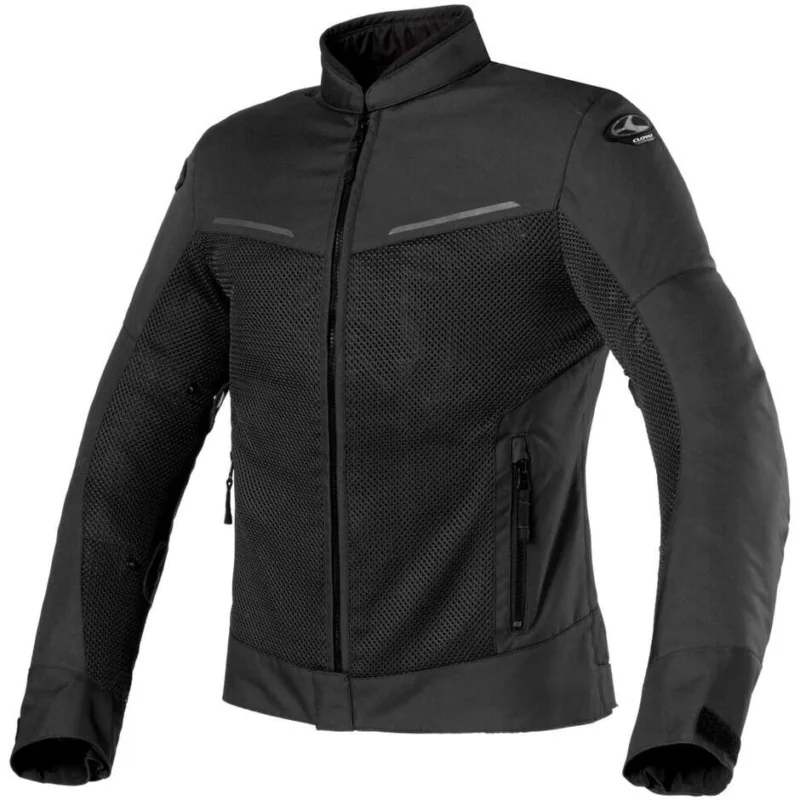 Compra Adesso Giacca Moto Traforata Clover TROPICA Nero
