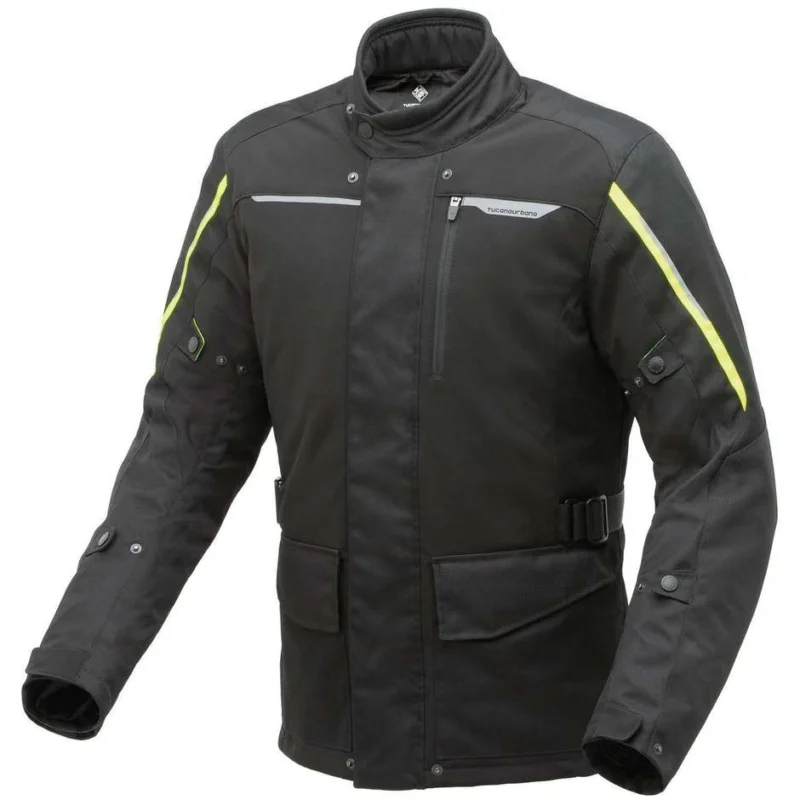Prezzo Conveniente Giacca Moto Tucano Urbano 8197mf201 4 STROKE Nero Giallo Fluo