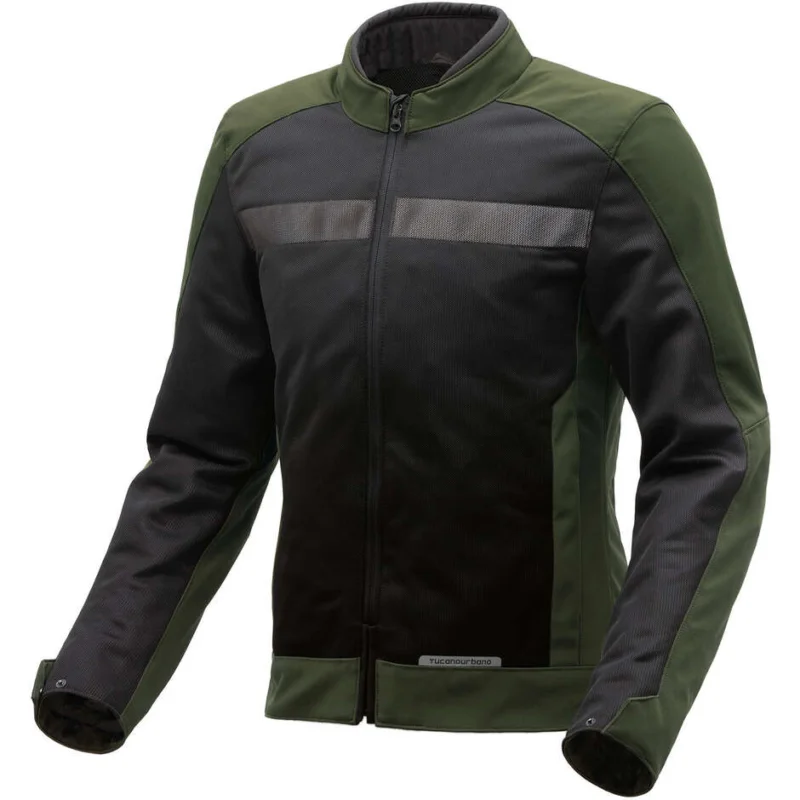 Giacca Moto Tucano Urbano Traforata 8224mf419 URBAN NETWORK Nero Salvia Novità