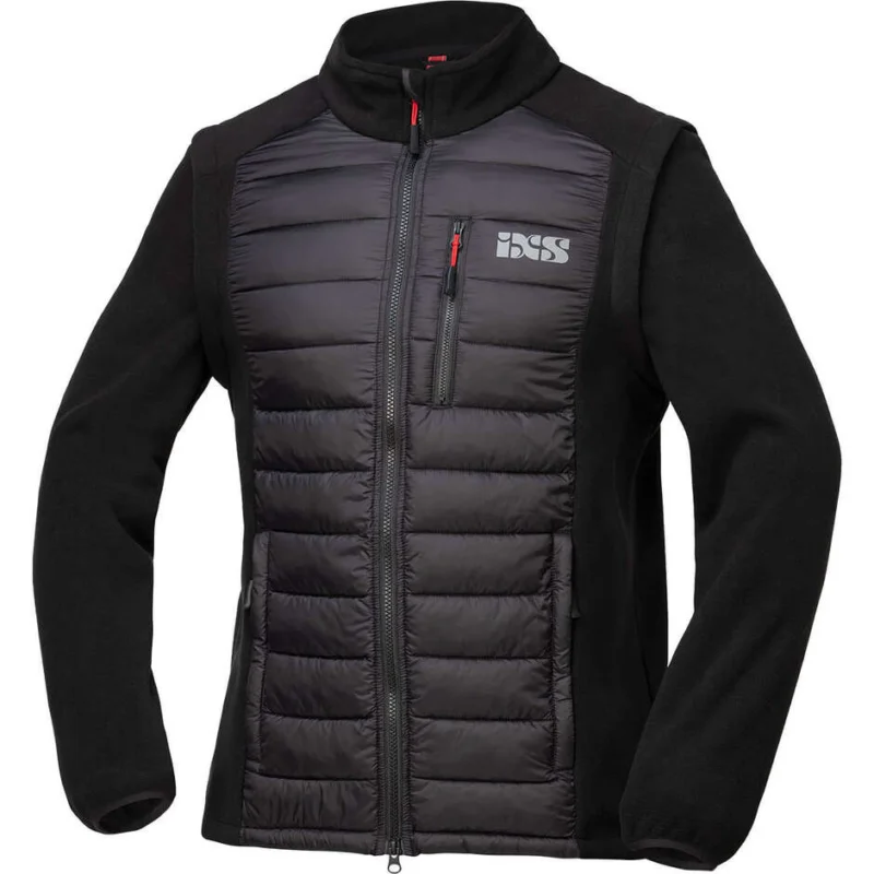 Consegna Rapida Giacca Piumino con Maniche Staccabili iXS TEAM ZIP-OFF Nera