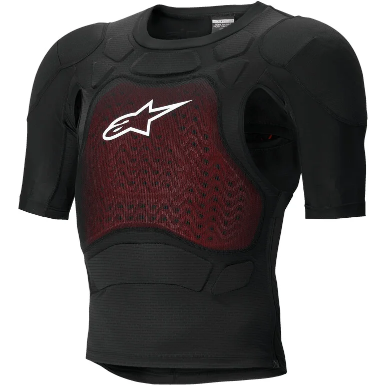 Giacca Protettiva Maniche Corte Cross Enduro Alpinestars BIONIC PLASMA LT Nero Bianco Economico