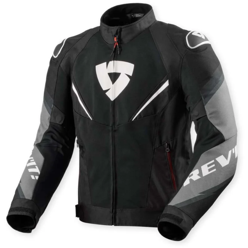 Giacca Rev'it Quantum 3 Air Nero Bianco Professionale