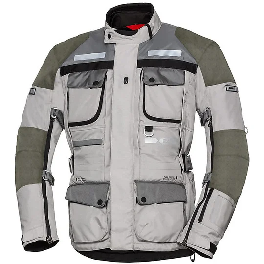 Ultime Pezzi Giacca Tour LT Moto In Tessuto 4 Stagioni IXS Montevideo Air 2 Grigio