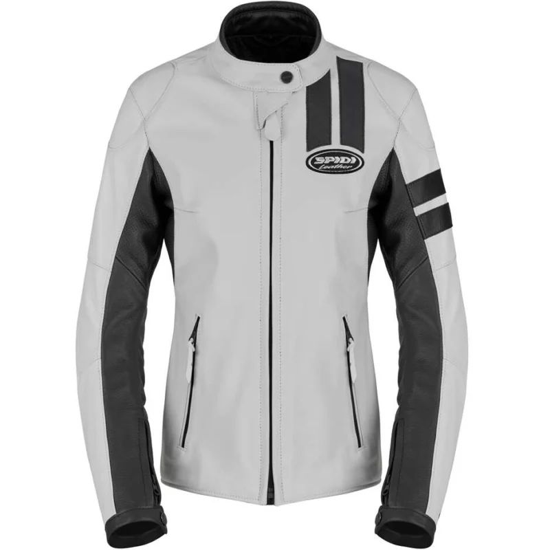 Giacche Moto Donna Pelle Spidi ROAR LADY Nero Ghiaccio Ultima Occasione