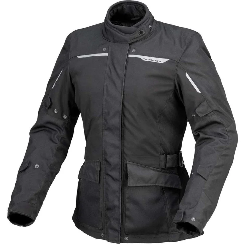 Giacche Moto Donna Tessuto Tucano Urbano 8209wf201 4STROKE LADY Nero Economico