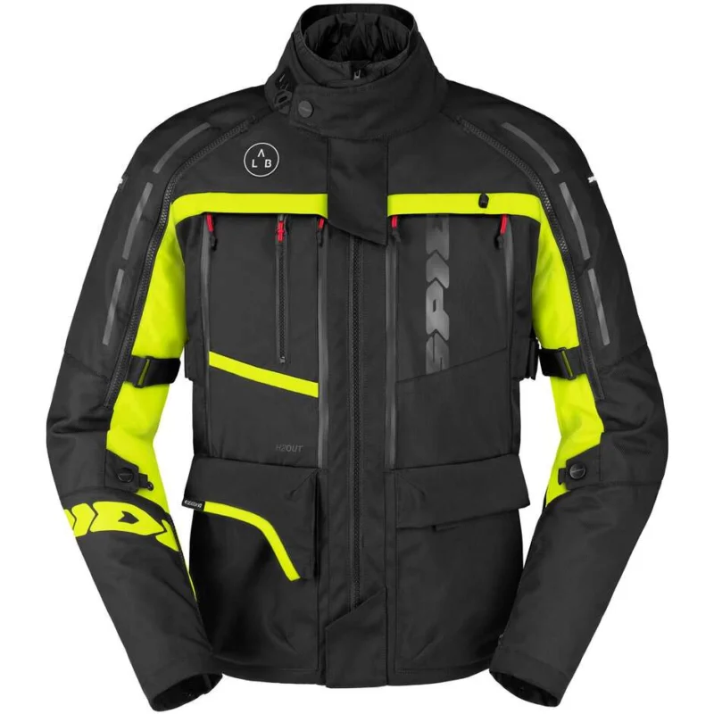 Giacche Moto Tessuto Spidi 4 SEASON V3 Giallo Fluo Miglior Prezzo