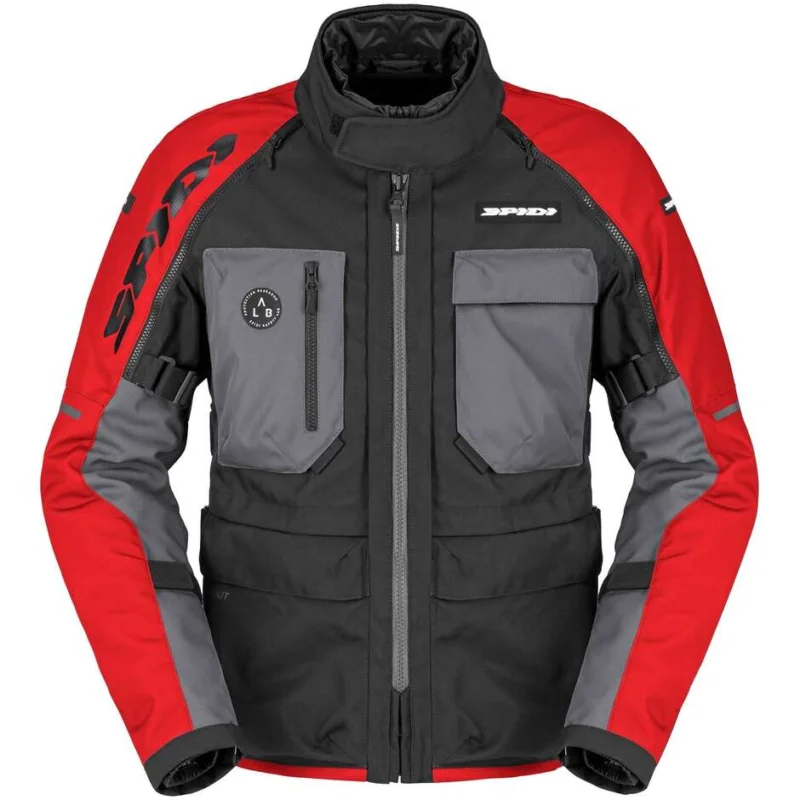 Esclusivo Giacche Moto Tessuto Spidi CROSSMASTER 2 Rosso