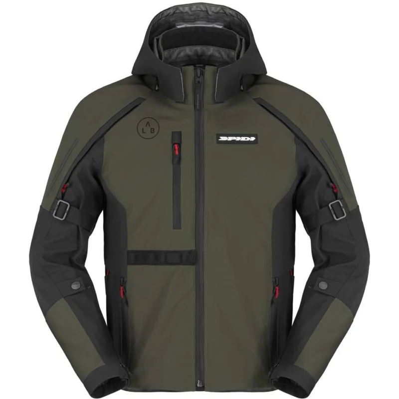 Esclusivo Giacche Moto Tessuto Spidi MISSION-V Verdone