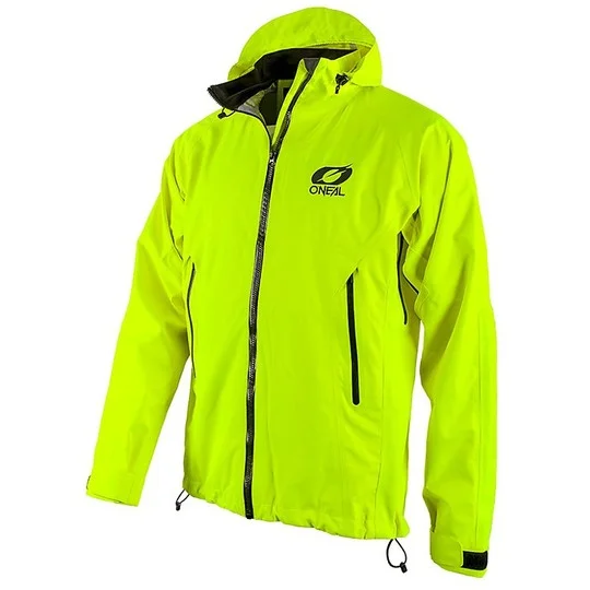 Gianca Moto Antipioggia O'neal TSUNAMI Rain Jacket Giallo Hy-Viz Professionale