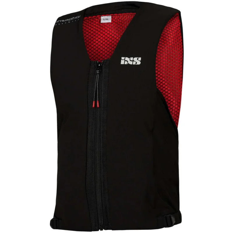 Gilet Airbag Moto iXS IPRO 1.0 nero rosso Prezzo Ridotto