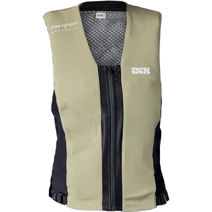 Gilet Airbag Moto iXS IPRO 1.0 oliva nero Pagamento Sicuro