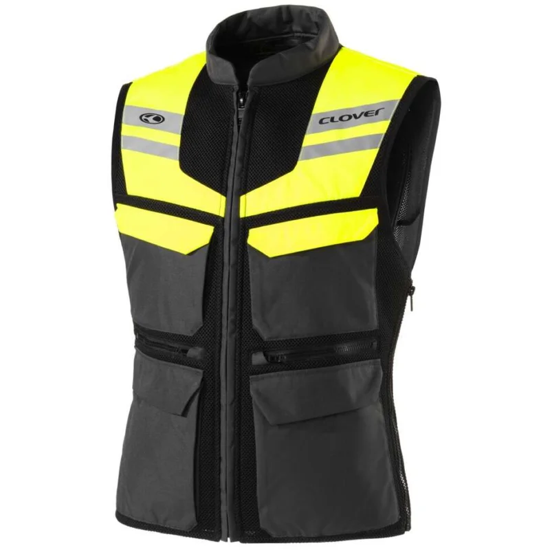 Gilet Moto Clover SW 2 VEST Nero Giallo Prezzo Basso