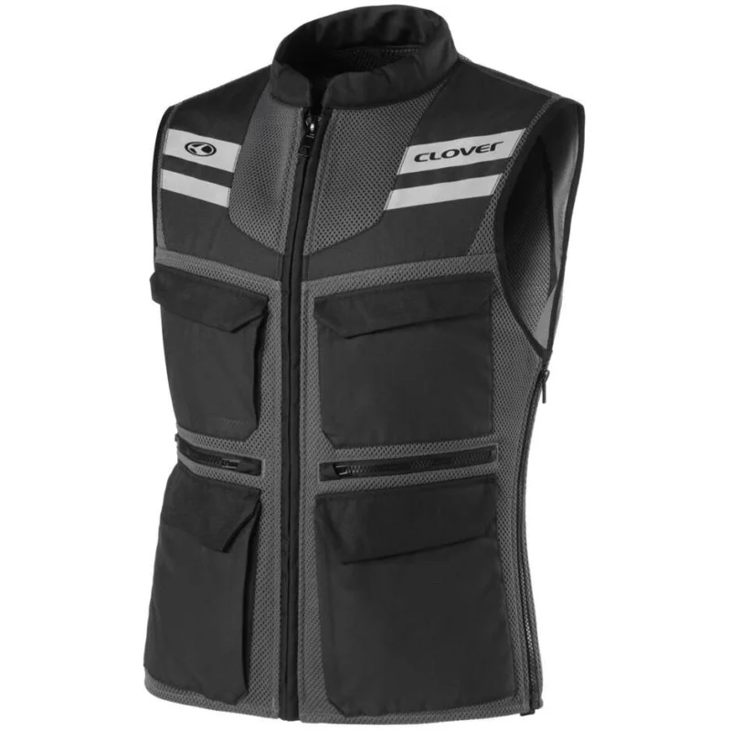Novità Gilet Moto Clover SW 2 VEST Nero Grigio