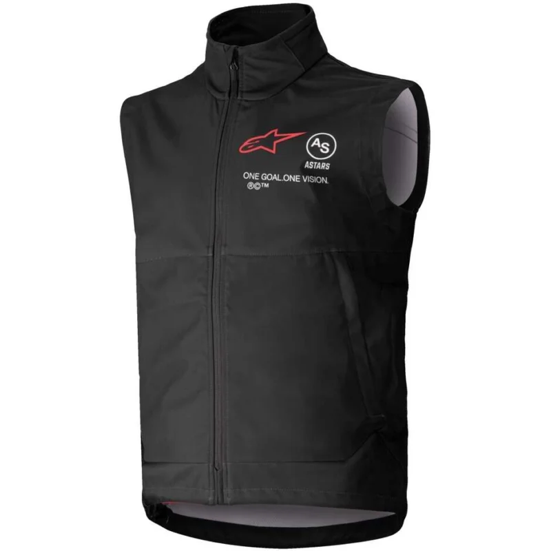 Compra Online Gilet Moto Cross Enduro Bambino Alpinestars YOUTH TECHSTAR SOFTSHELL VEST Nero