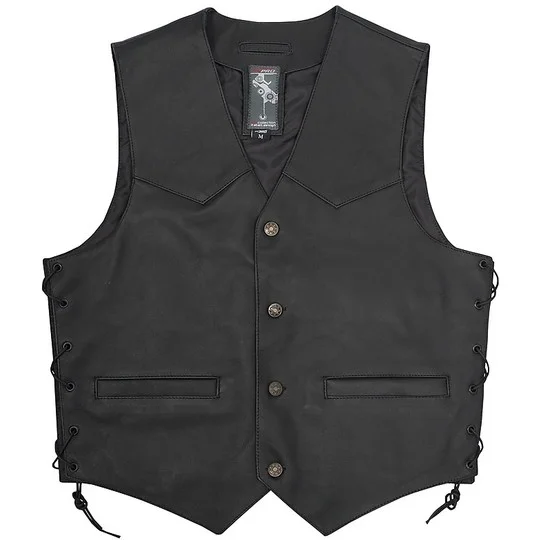 Vendita Finale Gilet Moto Custom In Vera Pelle A-Pro Modello Wild