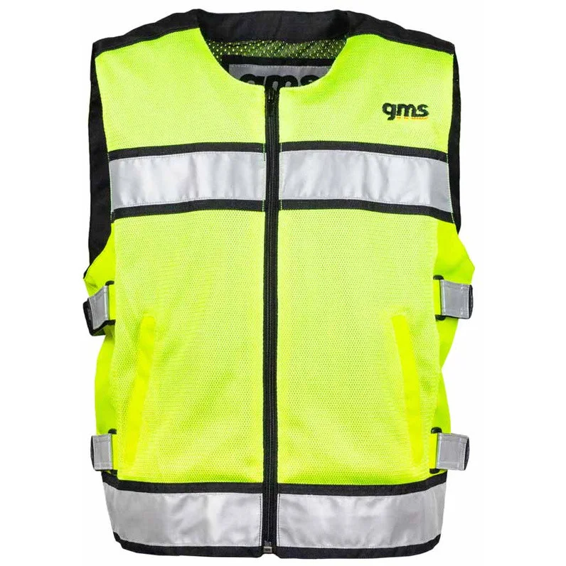 Gilet Moto di Avvertimento Gms PREMIUM EVO Giallo Offerta Speciale
