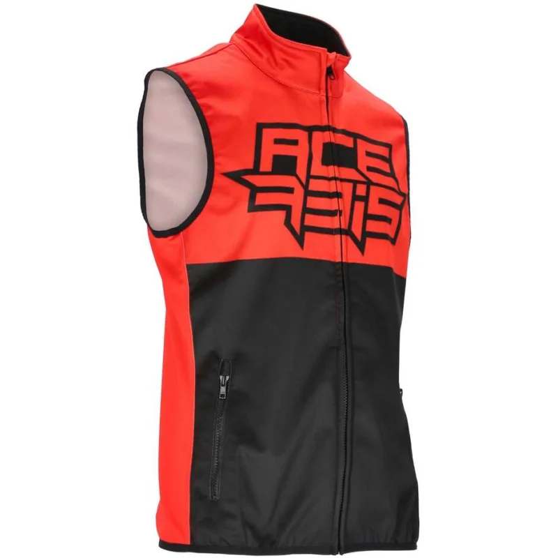 Nuovo Arrivo Gilet Moto Off Road Softshell Acerbis LINEAR Nero Rosso