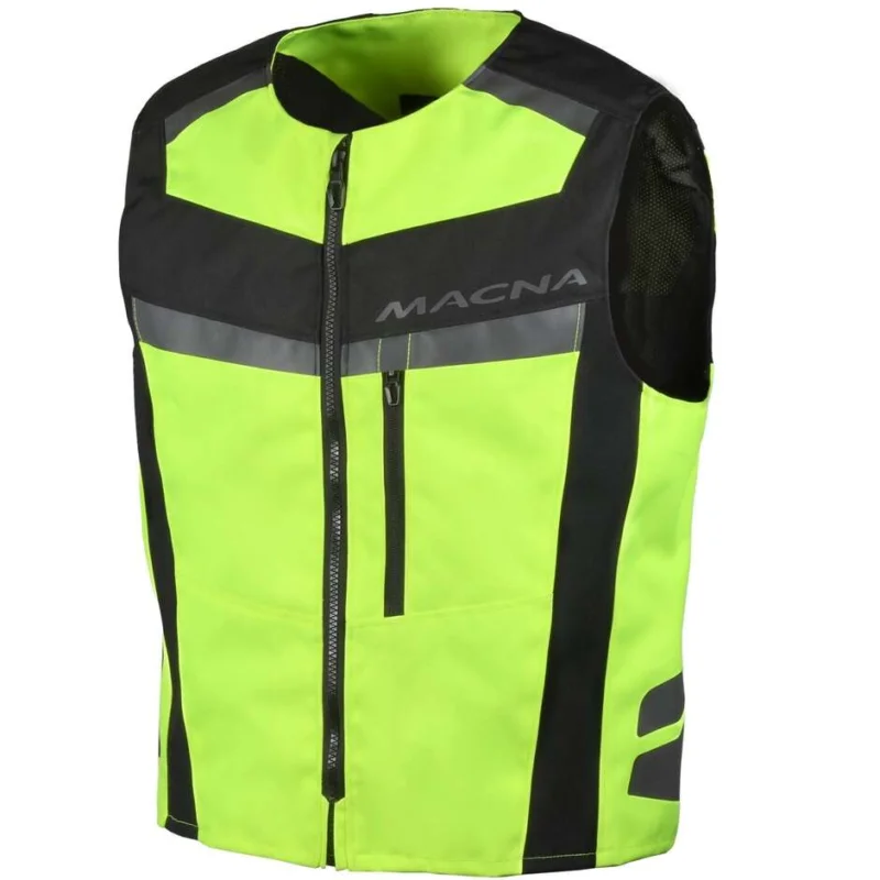Solo Oggi Gilet riflettente Macna Vision4All plus 2.0 Fluo Giallo Nero