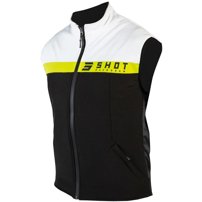Sconto Gillet Moto Cross Shot Bodywarmer lite 2.0 Nero Giallo Fluo